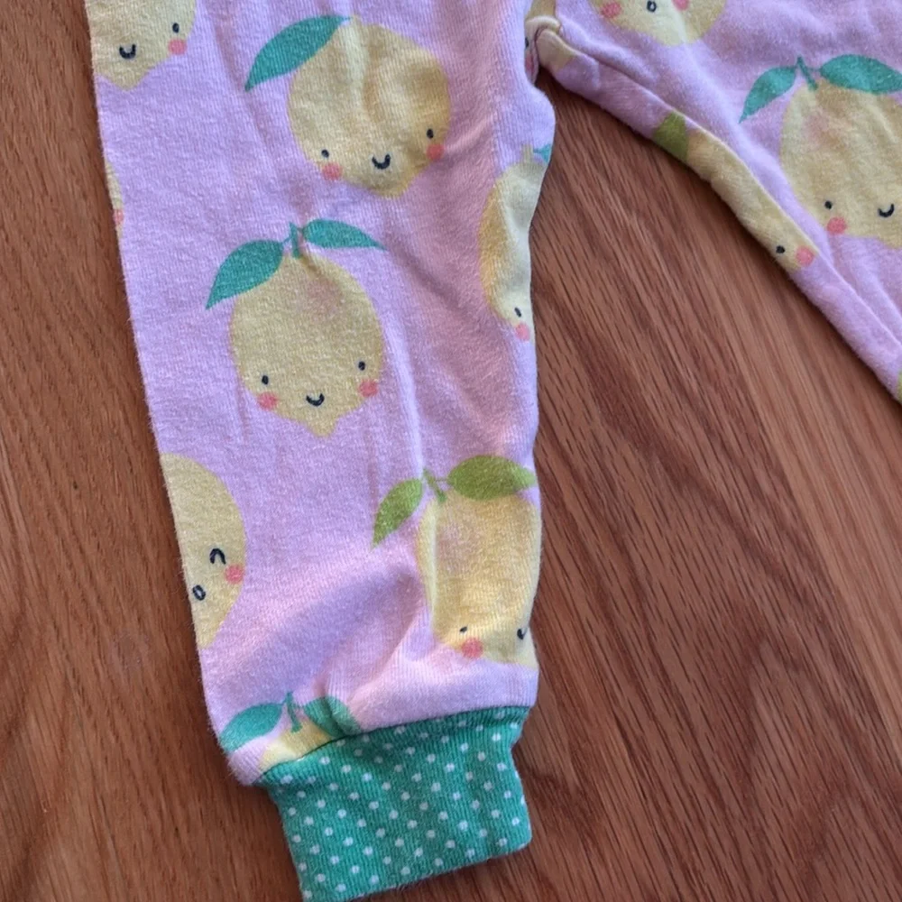 6-9M The Children’s Place Lemon Pajamas